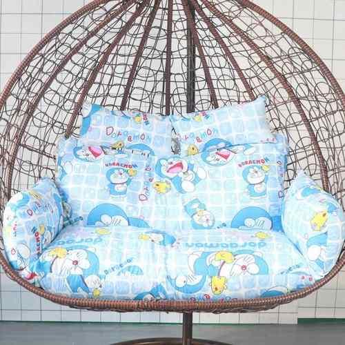 沙发式新款垫靠垫吊蓝鸟坐46281双人摇篮藤巢椅吊厚床千秋吊椅加