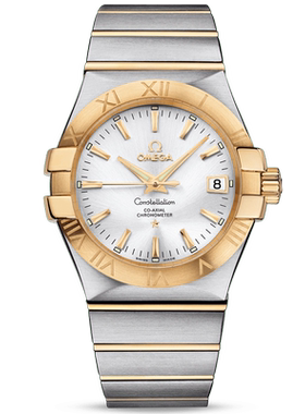 [9.8新]欧米茄星座间黄金自动机械手表男123.20.35.20.02.002