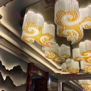 所吸顶灯酒店别墅展厅样板间祥云大堂具水晶会水晶宾馆宴会厅吊灯