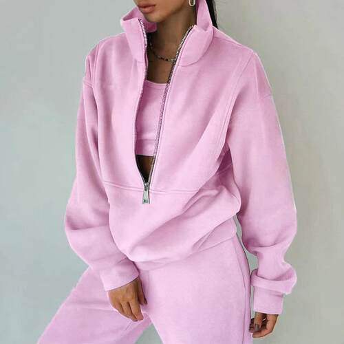 Women's fleece sports suit T