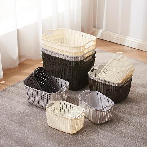 Korean-style INS desktop cosmetic storage organizer, plastic