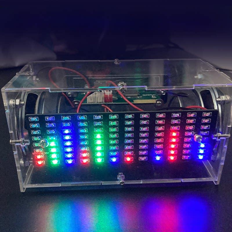 蓝牙音箱组装套件音乐声控频谱学生焊接教学培训数字DIY生产零件