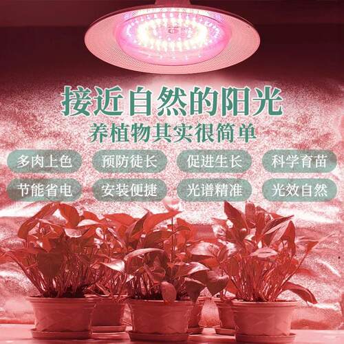 全光谱植物补光灯彷太阳室内大棚蔬菜花卉育苗多肉上色植物生长灯