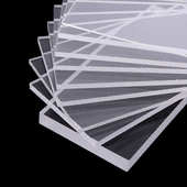 板磨砂力有机pmma切割2mm玻璃板可任意加厚透明亚克高激光板厂家