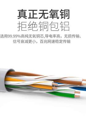 非A工兆厂加工定制六类网线 CAT超五类/6网线UTP超细线 千网络屏