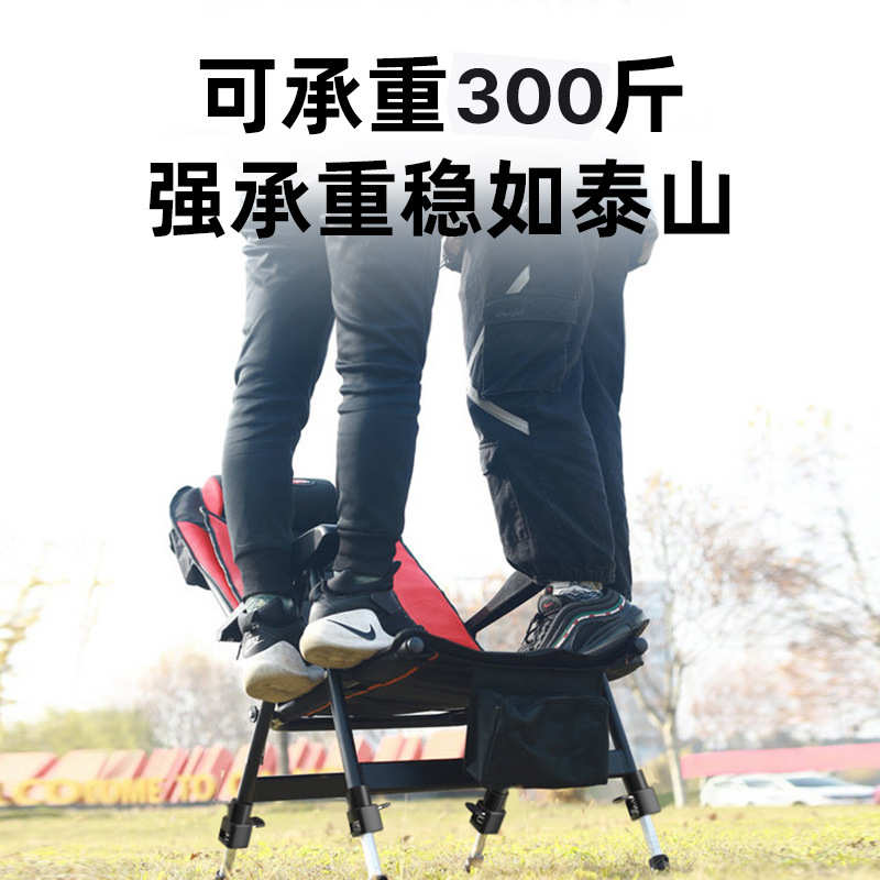 羚特欧式钓椅可躺折叠全地形野钓黑坑专用多功能加厚钓鱼椅子