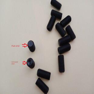 0.5 M4M5 12.9级细牙无头内六角紧定螺丝细牙止付机米螺钉M3 0.35