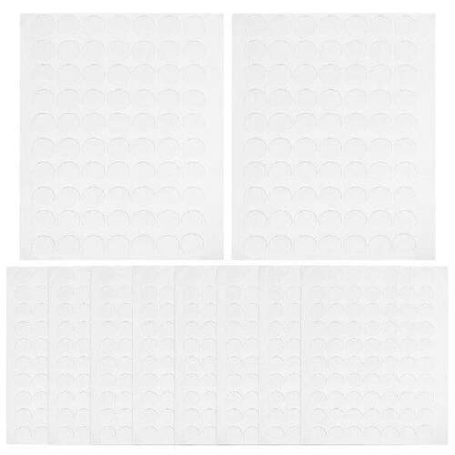 20 Sheet Double Sided Adhesive Pads Transparent Circle Dots