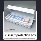 加大号插线板防溅盒插排接线板保护盖防触电安全罩带锁排插防尘罩