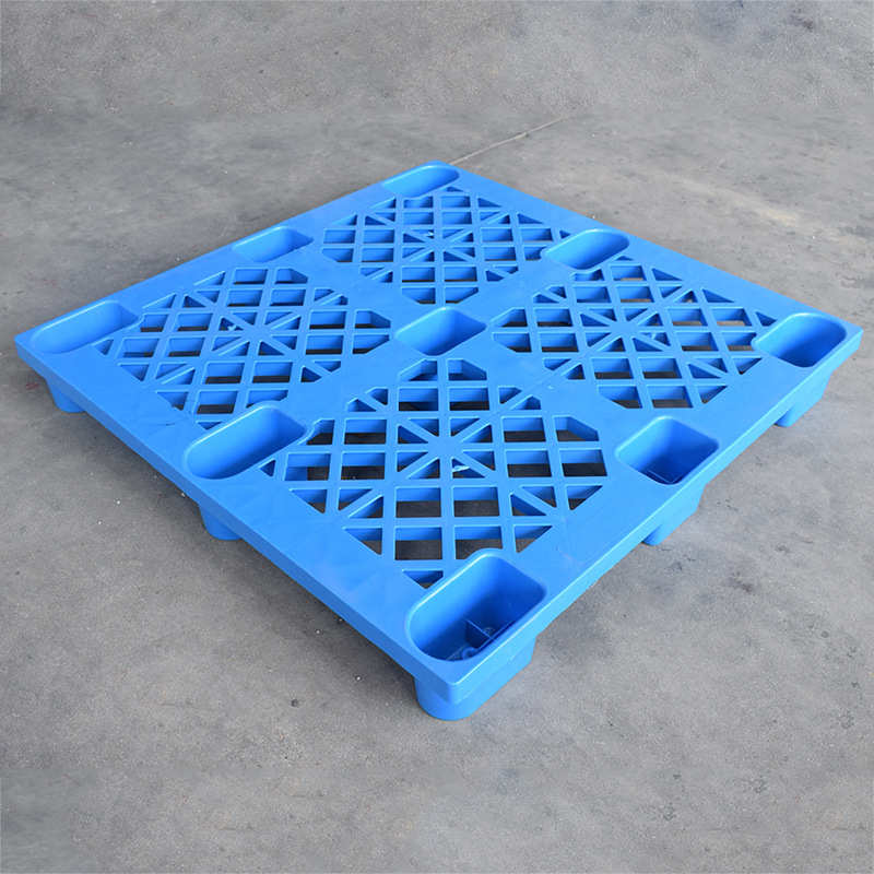 网格九脚叉车托盘物流运输周转塑料栈板塑胶卡板仓库垫板堆叠