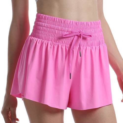 2-In-1 High Waisted Skorts For Women With Pockets - Flowy