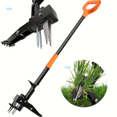 Weed puller Tool 42 Stand Up 4 Claw Gardening Hand拔除工具