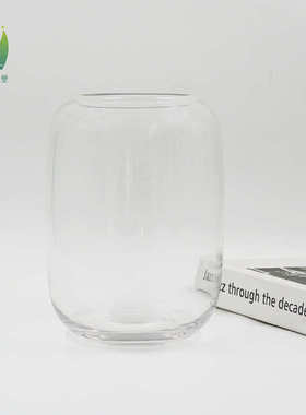 插花城堡植物微批发烟灰色瓶景观瓶摆件水培透明色植物生态玻璃瓶