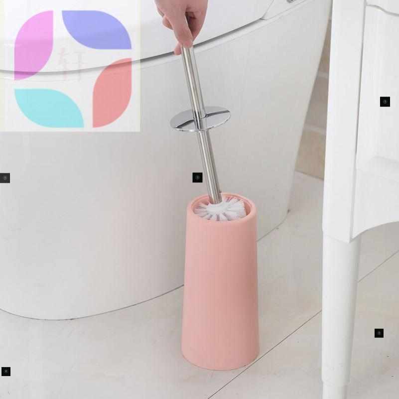 Stainless steel cleaning brush set bathroom toilet brush