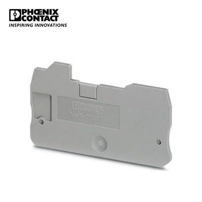 菲尼克斯 接线端子附件端板挡板 D-QTCU 2,5