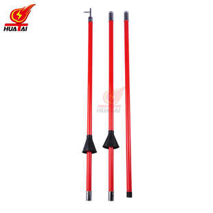 华泰玻璃钢绝缘拉闸杆带绝缘子令克棒防雨高压低压操作杆10kv35kv