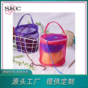 DIY手工编织工具 SKC尼龙网袋网状收纳袋镂空 毛线网袋钩针线收纳