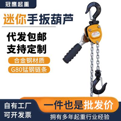 ARK牌迷你手扳葫芦紧线器微型小型手板收紧器手摇葫芦2t手葫芦