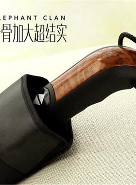 款新印0骨全自动弯钩仿木伞1广告伞礼品折叠伞广告可486现货皮柄