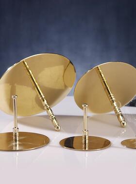 圆通佛具用品香灰香压黄铜香炉灰押整理香灰香道打篆用具平灰器