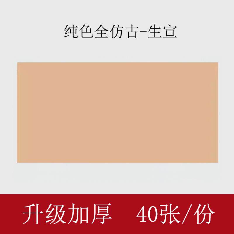 正品加厚宣纸书国画生宣卡纸长方形卡写生毛笔书法专用作品纸空白