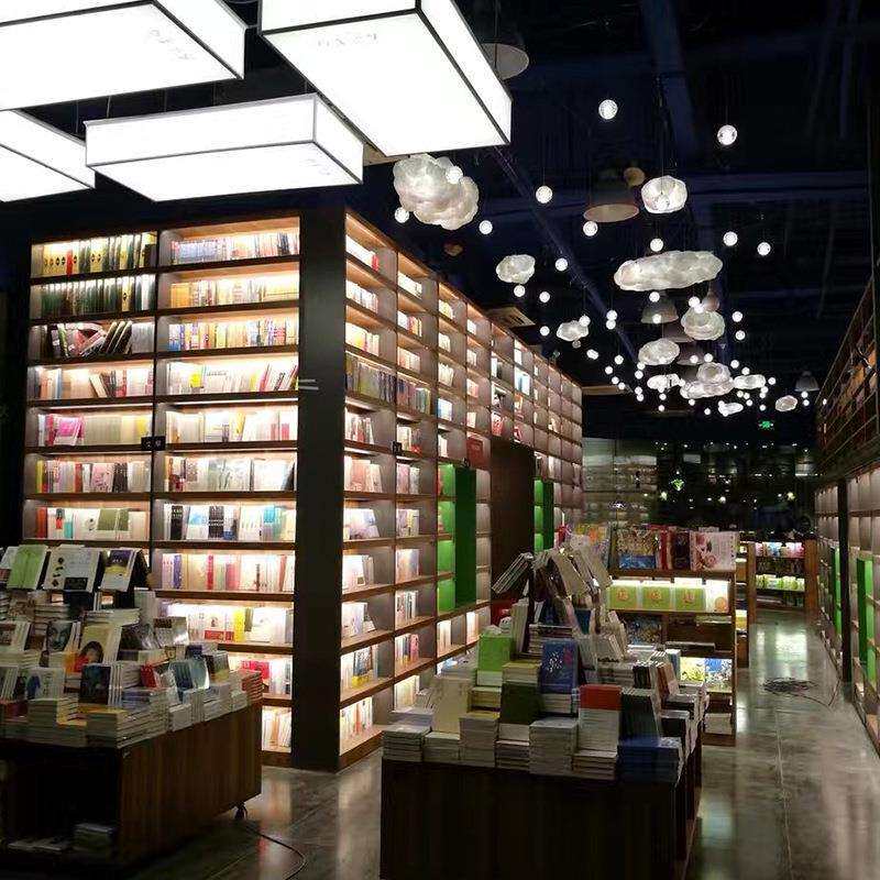 厂家制造木制品书店展示架 商超服装展示架 书店文具用品展览柜