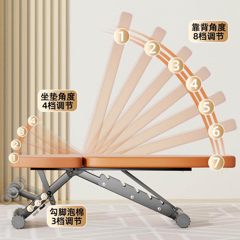 哑铃凳家用多功能折叠健身椅飞鸟仰卧起坐板专业卧推凳腹肌板