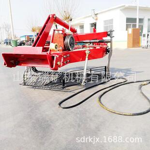 新款 前置大蒜收获机四轮车带起大蒜机6行大蒜收获机金乡收大蒜机