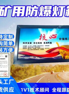 DHS12矿用防爆灯箱 显示图形清晰矿用防爆灯箱 亮度矿用防爆灯