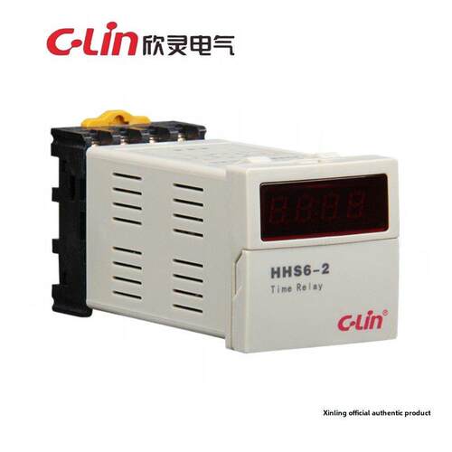 Xinling牌Hhs6-2数字显示时间继电器，8针，Base Ac220V Dc24V