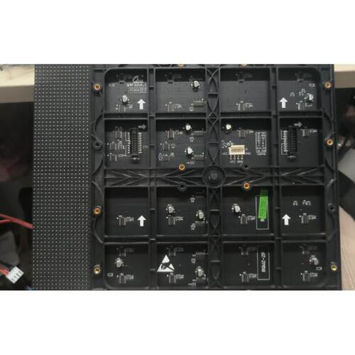 强力巨彩室内p4LED广告显示屏单元板子型号Q4F32V1.1
