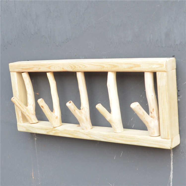 手工木制挂钩挂衣架客厅墙壁创意衣钩进门衣帽钩玄关壁挂民宿装饰