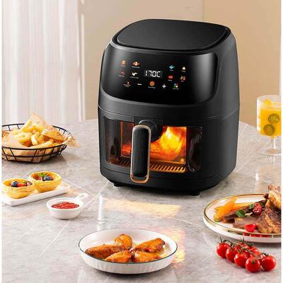 8LEnglish air fryer button oven Multifunctional No lampblack
