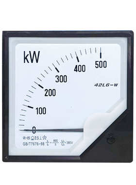 42L6-KW指针式三相有功功率表380V200KW400KW500KW1MW千兆瓦特表