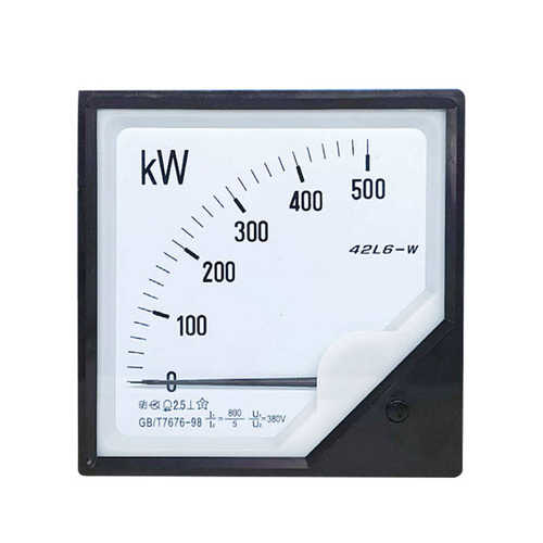 kw表-380v200kw400kw500kw1mw指针式42l6千兆功率表瓦特三相有功