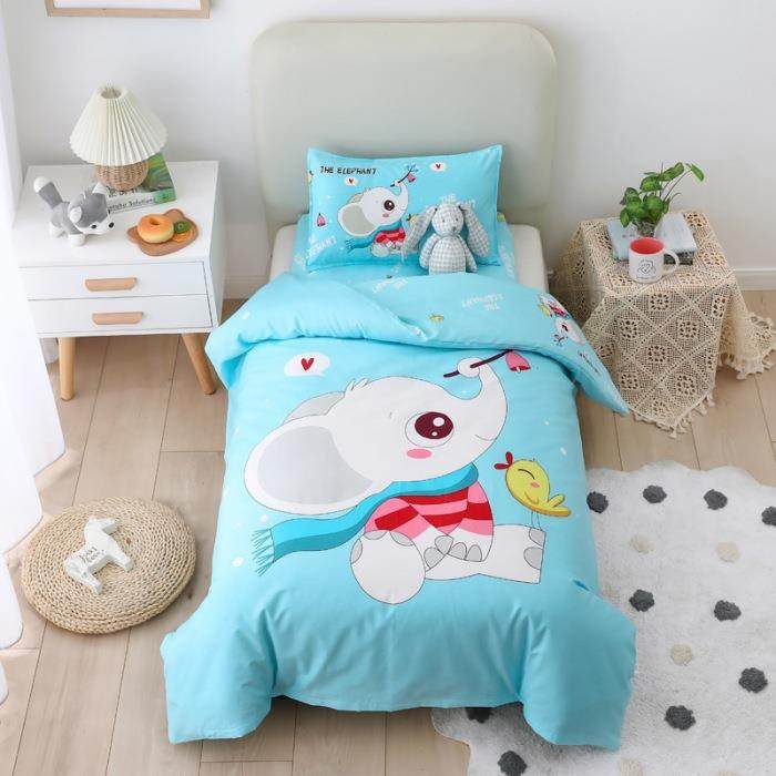 纯棉儿童套件幼儿园被子三件套宝宝午睡入园全棉被褥六件套