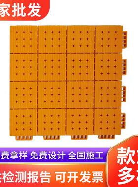 室外拼装地板弹性悬浮拼装地板SES软塑胶幼儿园蓝球场运动地板