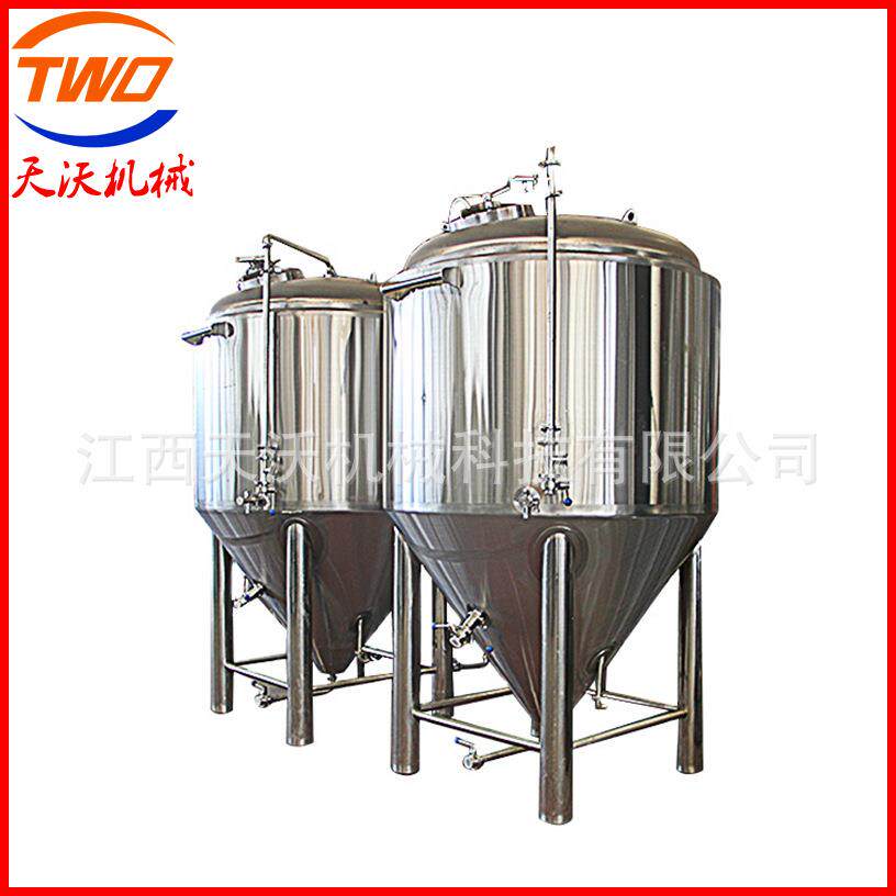 大中型啤酒发酵罐不锈钢自酿啤酒设备一手货源