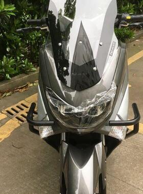 猛士机车天鹰TS150保险杆19款前NMAX155通用护杠改装前挡风板