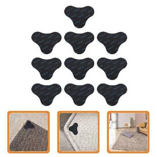 slip Stickers Gripper Pcs Black Carpet Non Tape Rug