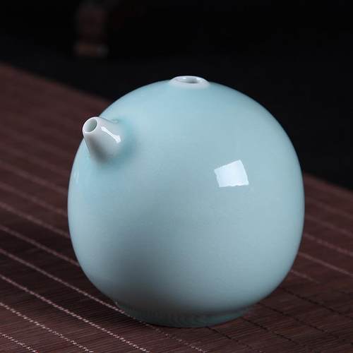 新款龙御茗包青瓷文房四宝摆件砚滴孟泉书法书画用品陶瓷墨滴水水