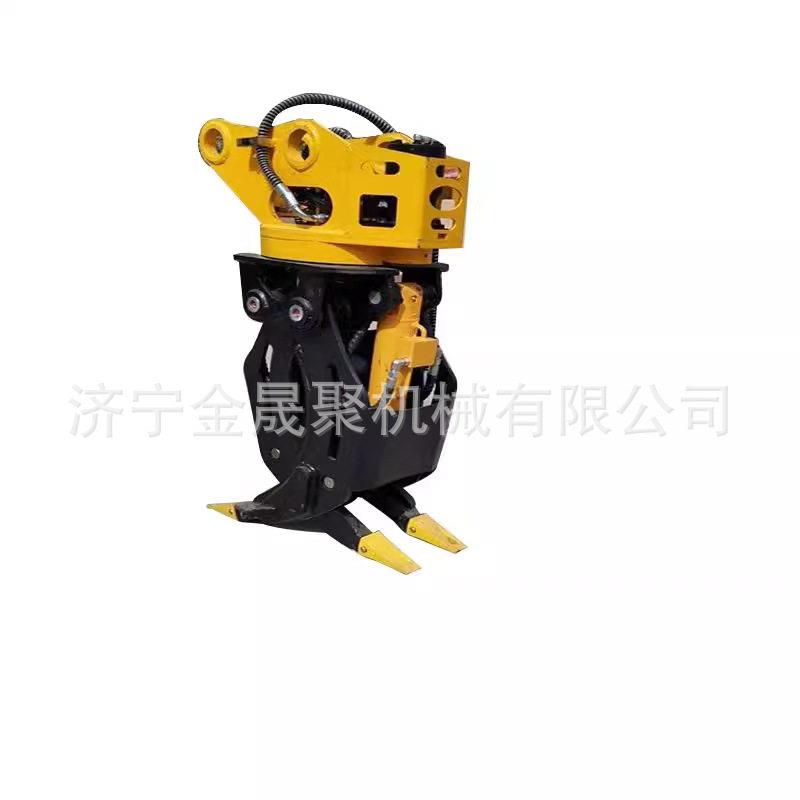 挖改液压抓木机360度旋转挖掘机属具锰钢耐用夹灵活抓废铁抓夹器