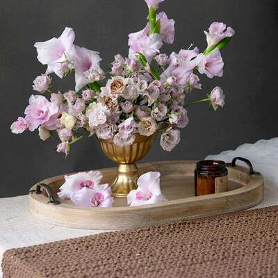 复道古做旧手提收托盘美食摄影具餐厅家用心盘点茶盘纳木盘装MLK