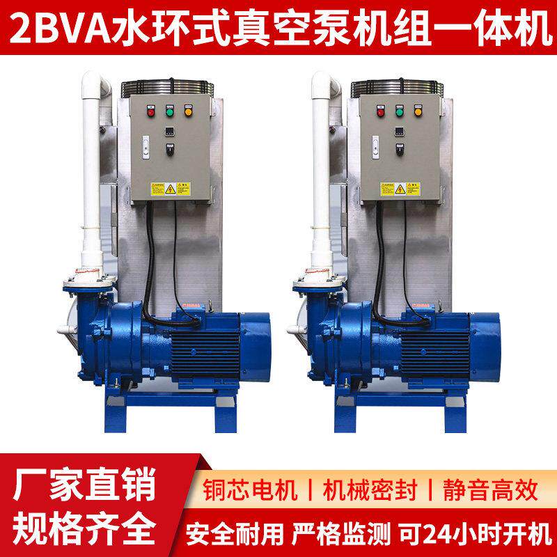2BV水环式真空泵机组化工CNC精雕机专用高真空耐高温水循环负压站