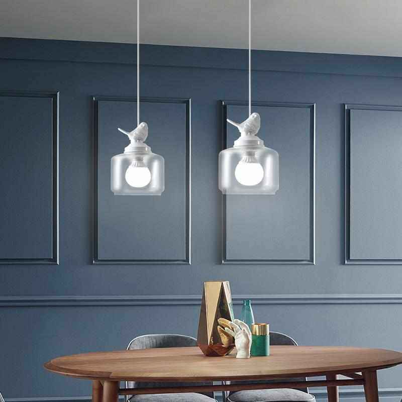 北欧玻璃小鸟吊灯餐厅吧台创意儿童房阳台单头玻璃小鸟吊灯批发,家装灯饰光源,智能吸顶灯,淘宝优惠券,粉丝福利购,淘宝优惠卷
