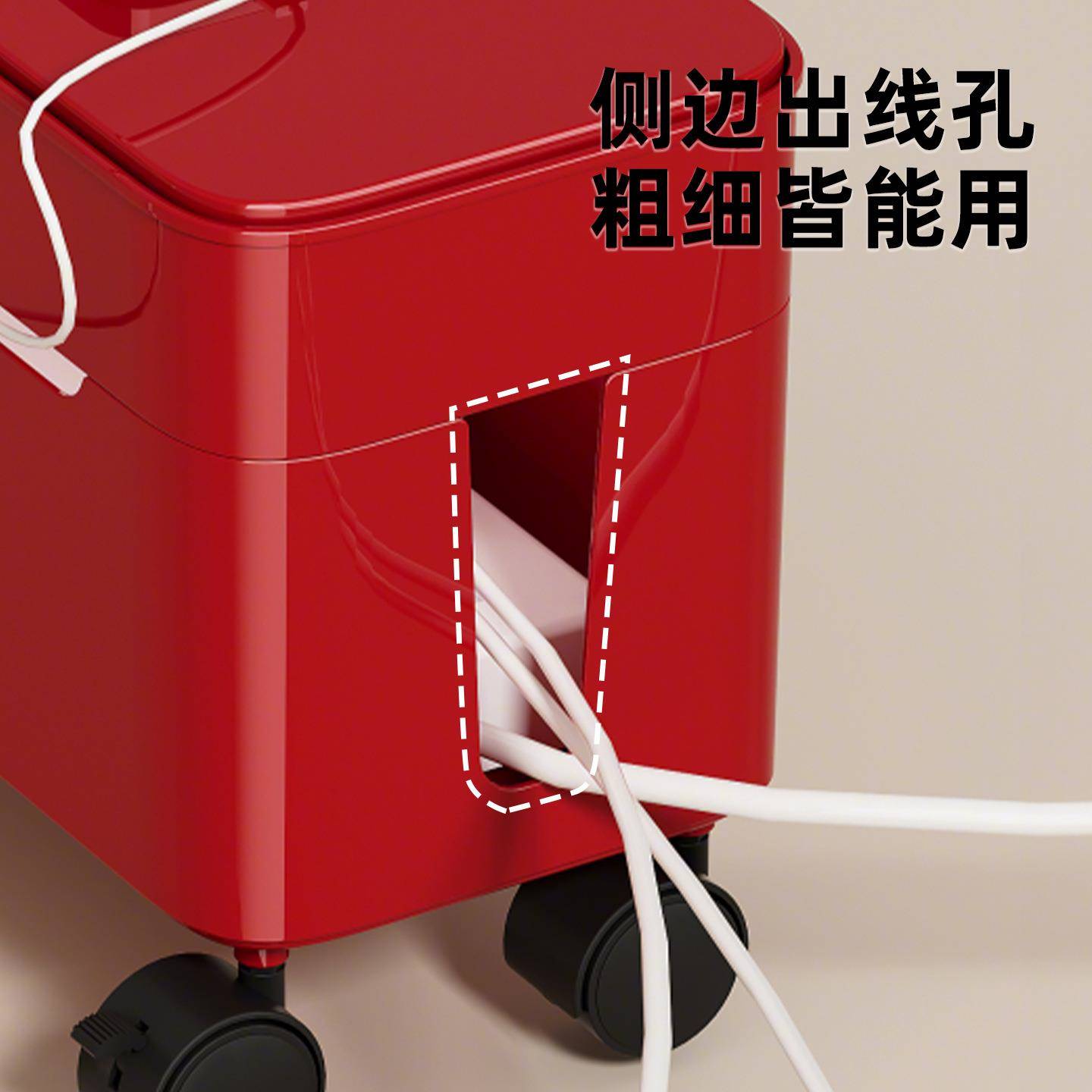 插排纳盒家用客厅动佐致(收多功能电线整理盒可移路由器数源据线