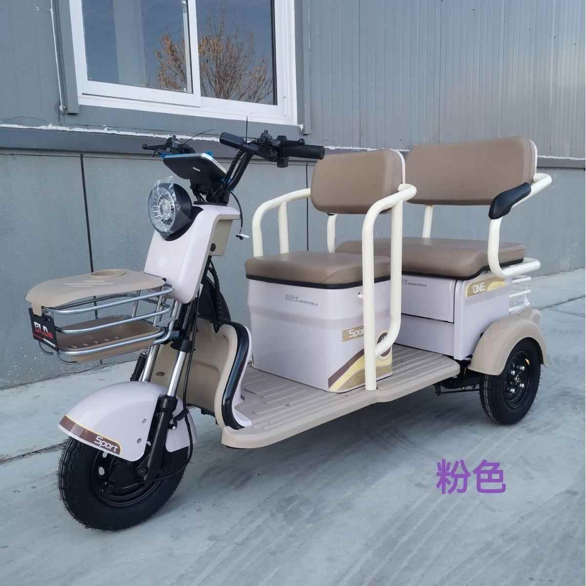 新款电动三轮车接送孩子三轮车销量飙升源头厂家老人电动代步车