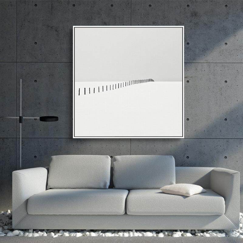 圣仕现代极简约意境风景装饰画北欧客厅卧室玄关挂画餐厅酒店壁画