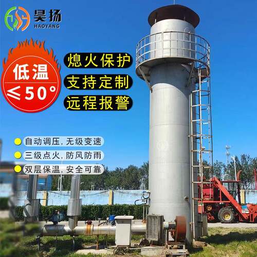 养殖场沼气燃烧设备沼气燃烧火炬沼气火炬污水处理厂酒精厂