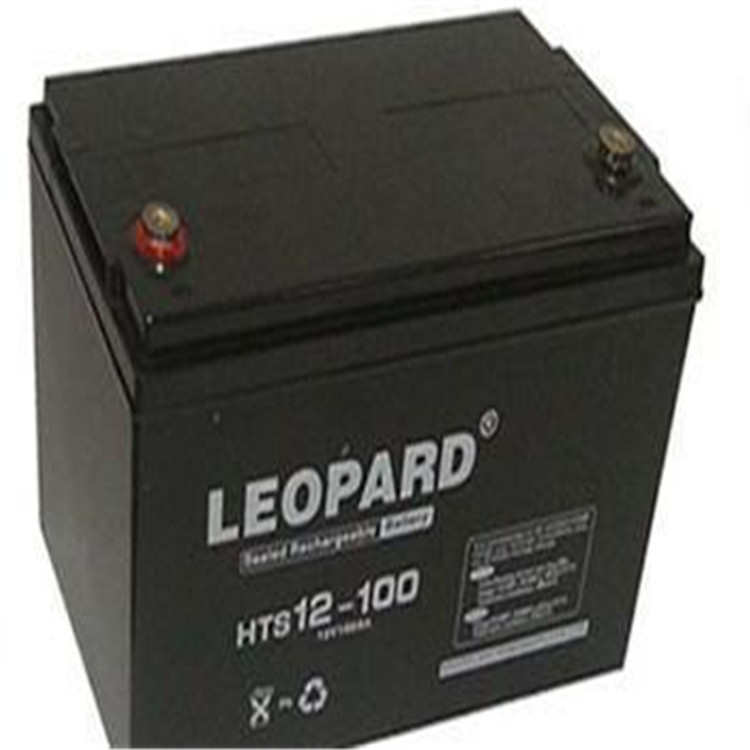 美洲豹蓄电池12V100AH LEOPARD HTS12-100铅酸免维护UPS蓄电池